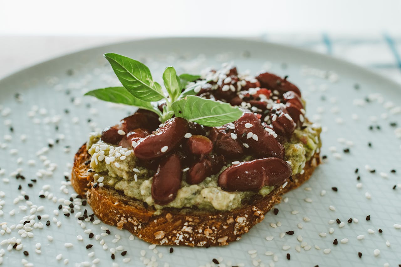 Brown Bread on White Ceramic Plate