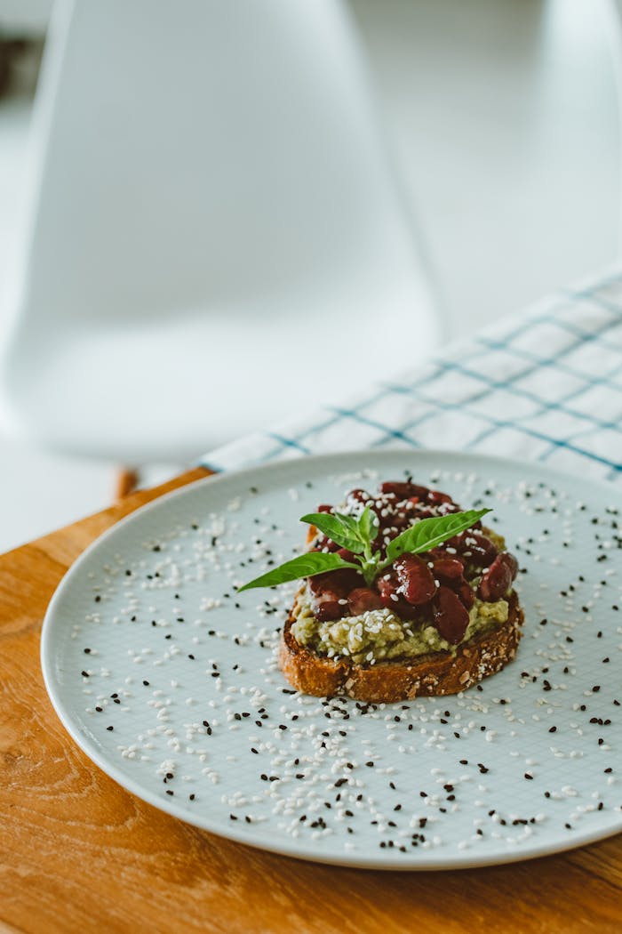 Brown Bread on White Ceramic Plate